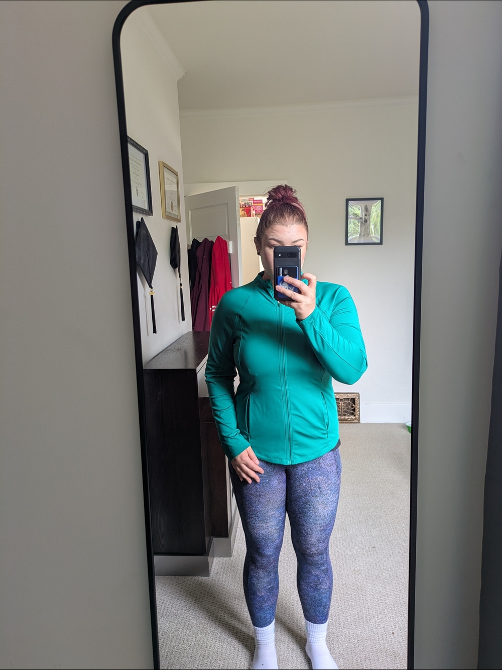 Women's Green Zipup Jacket